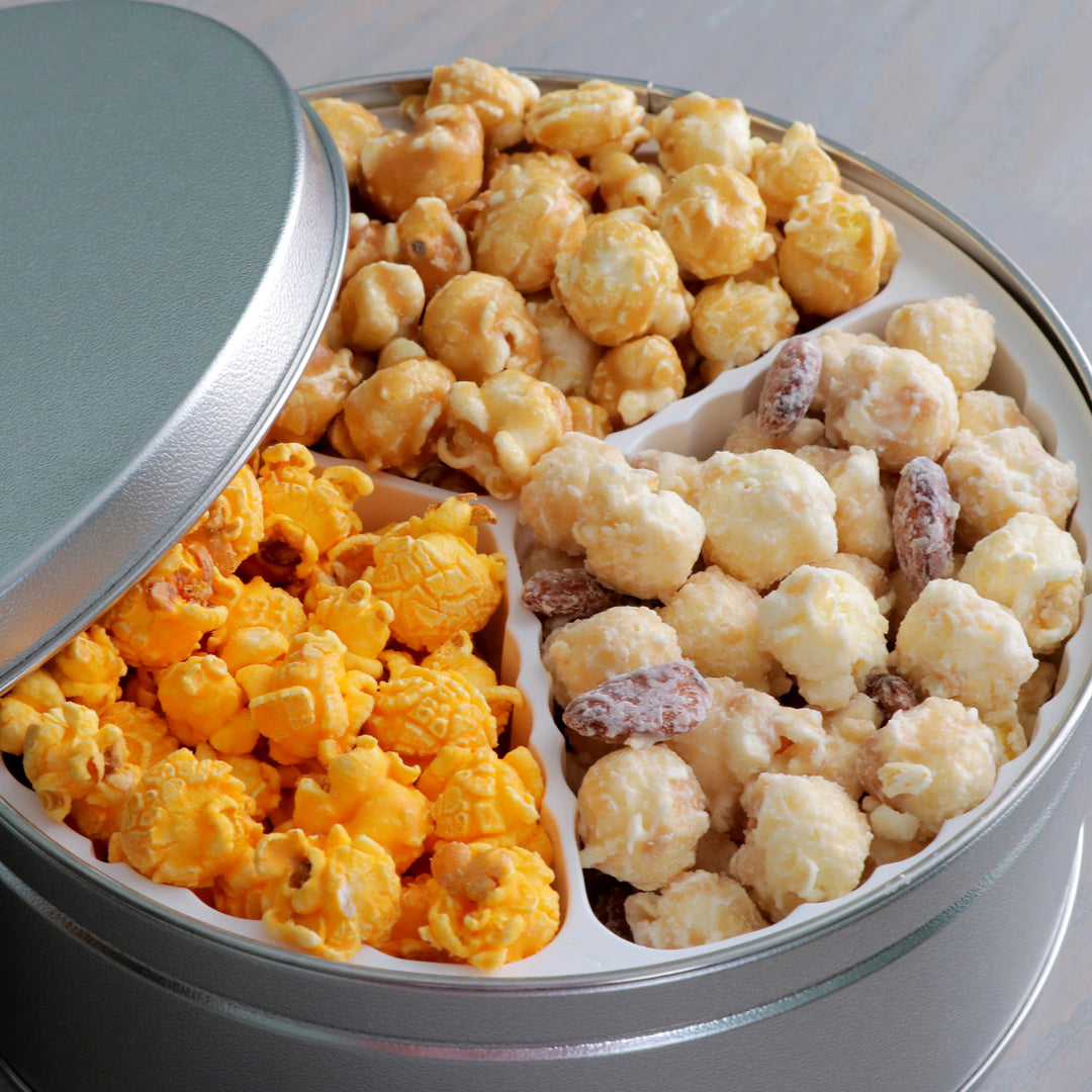 The Classics - Small Round Tin – Rural Route 1 Popcorn